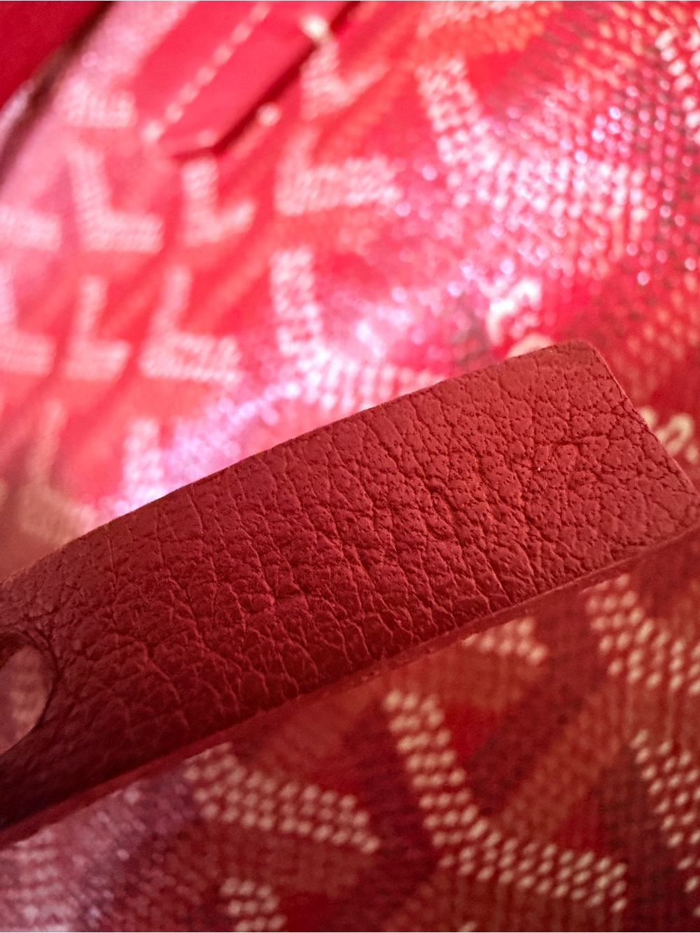 GOYARD Saint Louis PM Red Goyardine Tote Bag + Pouch - Picture 16 of 16